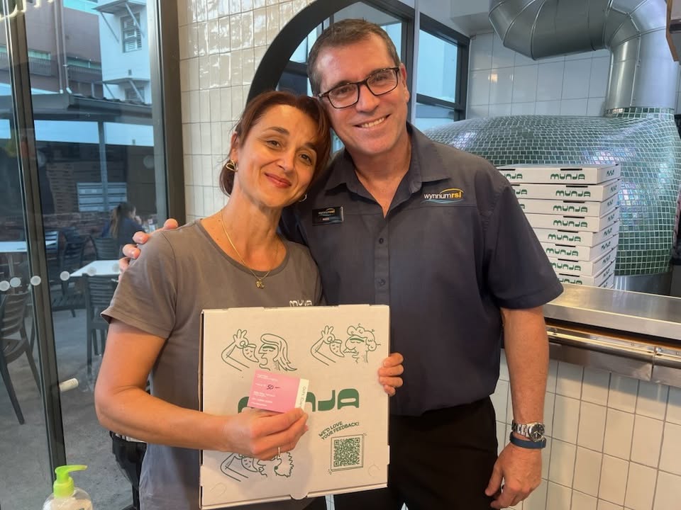 Featured image for “MUNJA Pizza Supports Wynnum RSL Biggest Morning Tea”