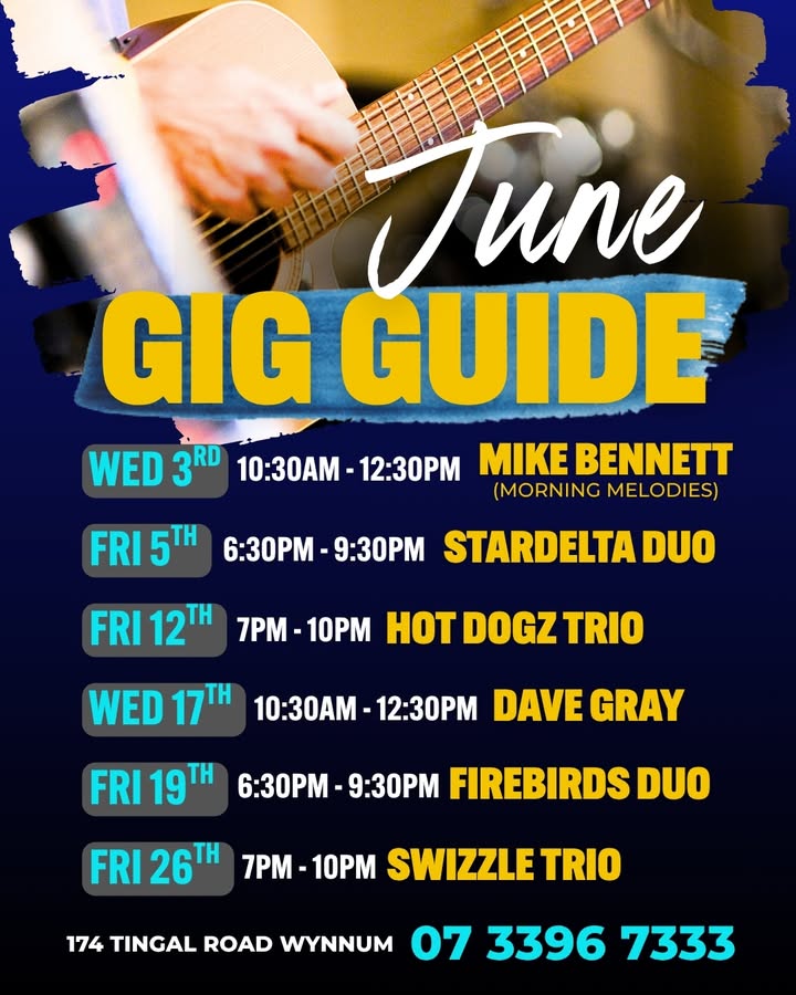 Featured image for “Live Music All June at Wynnum RSL”