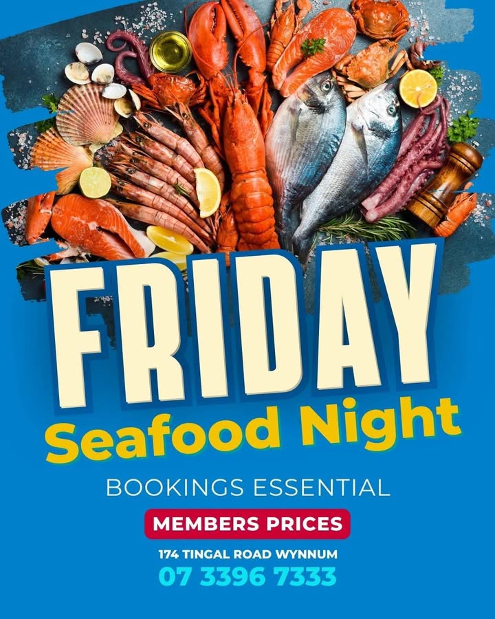 Featured image for “Friday Night Seafood Specials & Live Music at Wynnum RSL”