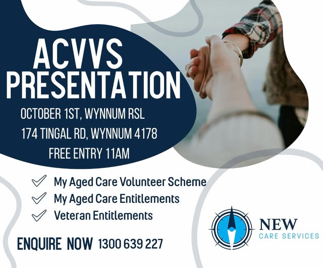 Featured image for “Aged Care Volunteer Visitors Scheme Info Session at Wynnum RSL”