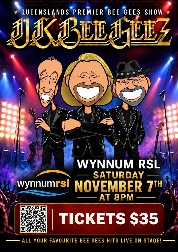 Featured image for “UK Bee Geez Disco Night at Wynnum RSL – 7 November”